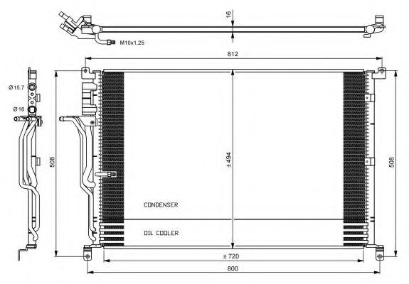 Imagine Condensator, climatizare NRF 35923