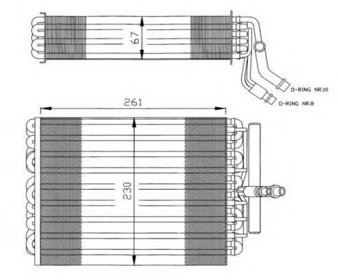 Imagine evaporator,aer conditionat NRF 36020