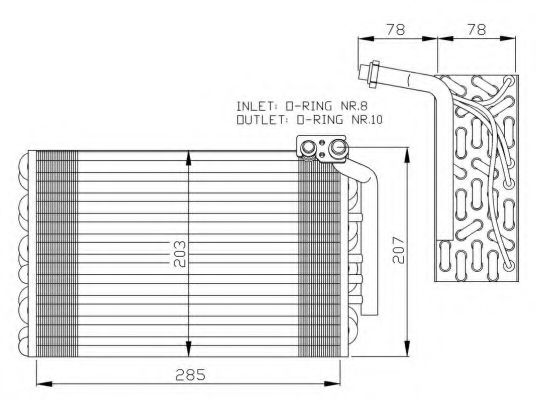 Imagine evaporator,aer conditionat NRF 36021