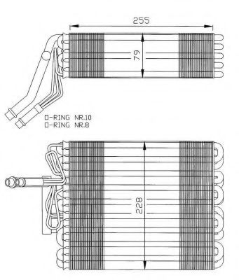 Imagine evaporator,aer conditionat NRF 36025