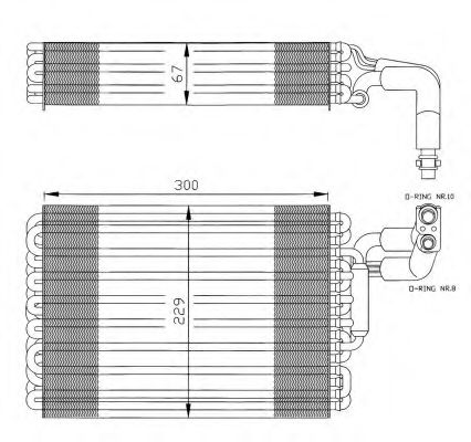 Imagine evaporator,aer conditionat NRF 36030
