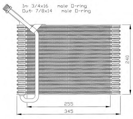 Imagine evaporator,aer conditionat NRF 36041