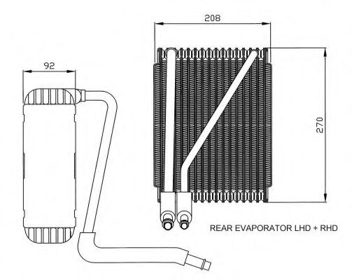 Imagine evaporator,aer conditionat NRF 36044