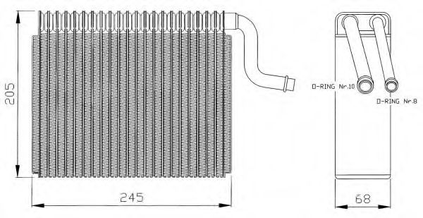 Imagine evaporator,aer conditionat NRF 36050
