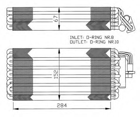 Imagine evaporator,aer conditionat NRF 36062