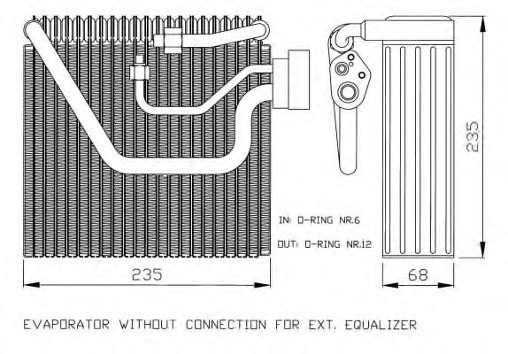 Imagine evaporator,aer conditionat NRF 36093