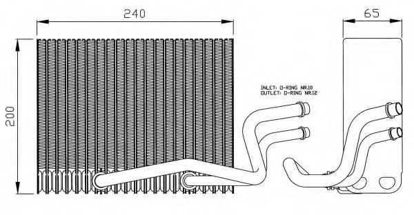 Imagine evaporator,aer conditionat NRF 36098