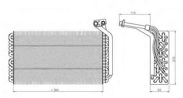 Imagine evaporator,aer conditionat NRF 36136