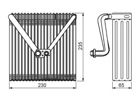 Imagine evaporator,aer conditionat NRF 36141