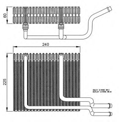 Imagine evaporator,aer conditionat NRF 36151