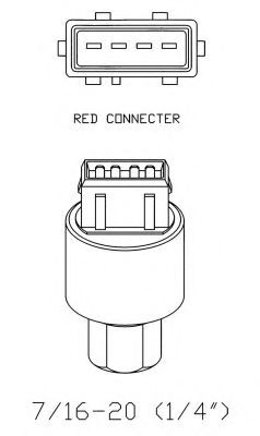 Imagine Comutator presiune, aer conditionat NRF 38936