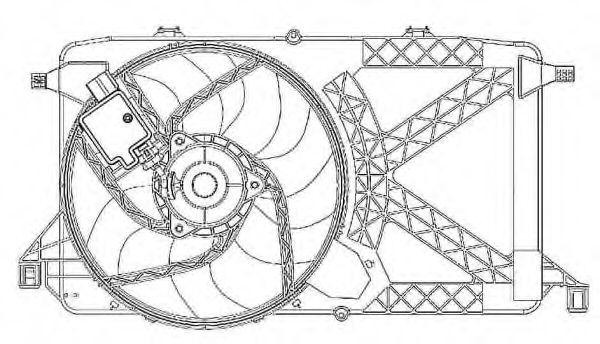 Imagine Ventilator, radiator NRF 47264