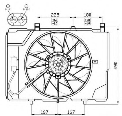 Imagine Ventilator, radiator NRF 47466