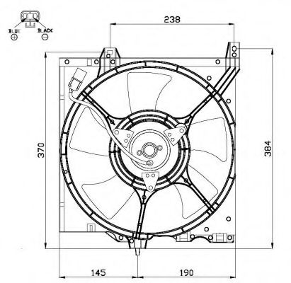 Imagine Ventilator, radiator NRF 47477