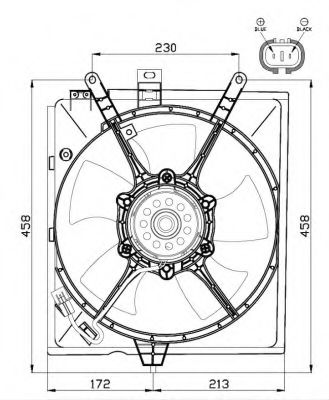 Imagine Ventilator, radiator NRF 47516