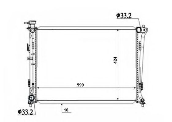 Imagine Radiator, racire motor NRF 50136