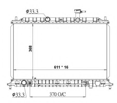 Imagine Radiator, racire motor NRF 50138