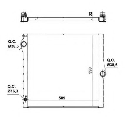 Imagine Radiator, racire motor NRF 50139