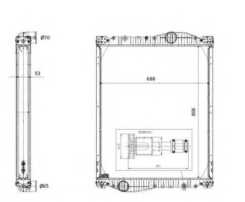 Imagine Radiator, racire motor NRF 503309