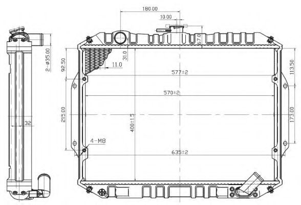 Imagine Radiator, racire motor NRF 503486