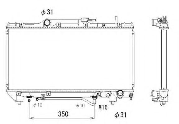 Imagine Radiator, racire motor NRF 503968