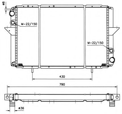 Imagine Radiator, racire motor NRF 50410