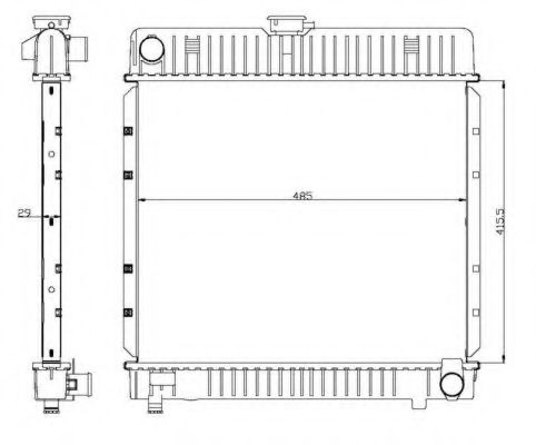 Imagine Radiator, racire motor NRF 504250