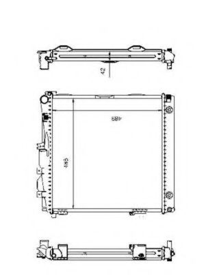 Imagine Radiator, racire motor NRF 504258