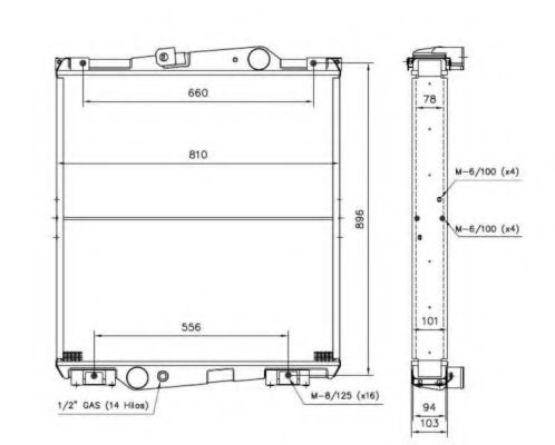 Imagine Radiator, racire motor NRF 504773