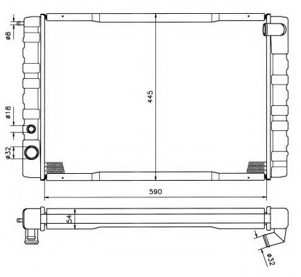 Imagine Radiator, racire motor NRF 505402