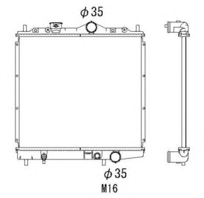 Imagine Radiator, racire motor NRF 506557