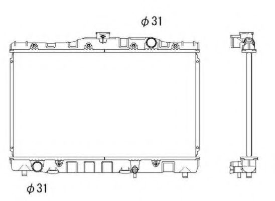 Imagine Radiator, racire motor NRF 506707