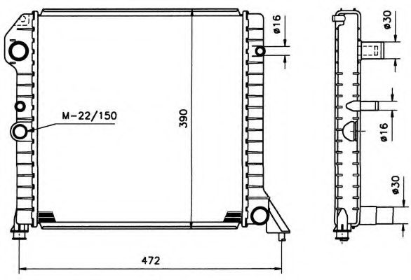 Imagine Radiator, racire motor NRF 506991