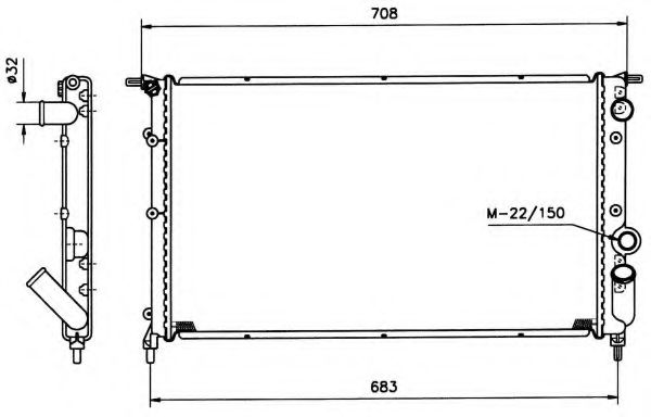 Imagine Radiator, racire motor NRF 507465