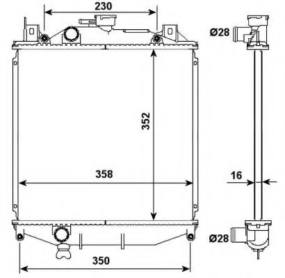 Imagine Radiator, racire motor NRF 507644