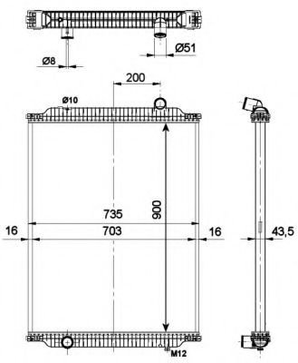 Imagine Radiator, racire motor NRF 509700