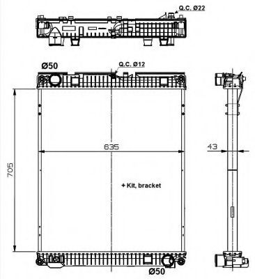 Imagine Radiator, racire motor NRF 509872