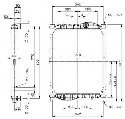 Imagine Radiator, racire motor NRF 509908