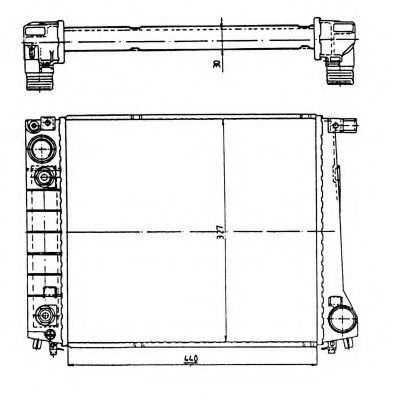 Imagine Radiator, racire motor NRF 51350