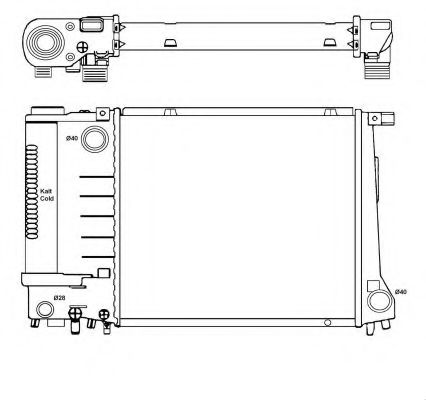 Imagine Radiator, racire motor NRF 51353