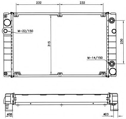 Imagine Radiator, racire motor NRF 51365