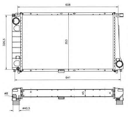 Imagine Radiator, racire motor NRF 51568