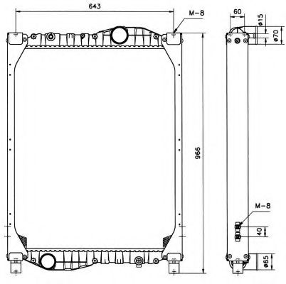 Imagine Radiator, racire motor NRF 51588