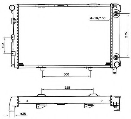 Imagine Radiator, racire motor NRF 516580