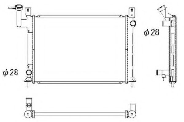 Imagine Radiator, racire motor NRF 516861