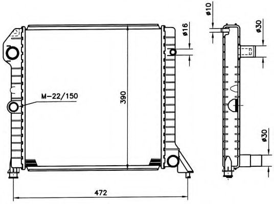 Imagine Radiator, racire motor NRF 516991