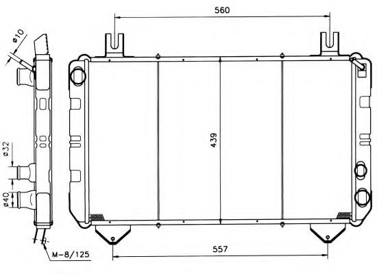 Imagine Radiator, racire motor NRF 517367