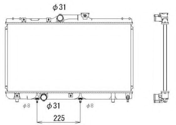 Imagine Radiator, racire motor NRF 517588