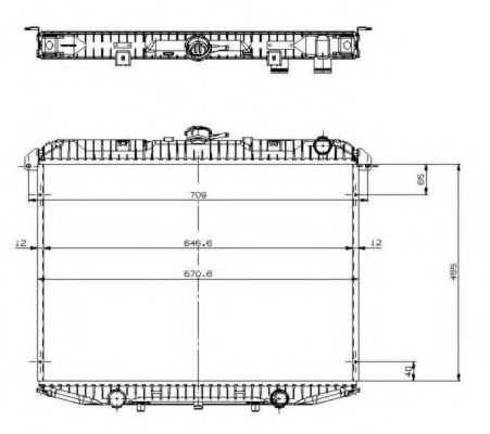 Imagine Radiator, racire motor NRF 519533