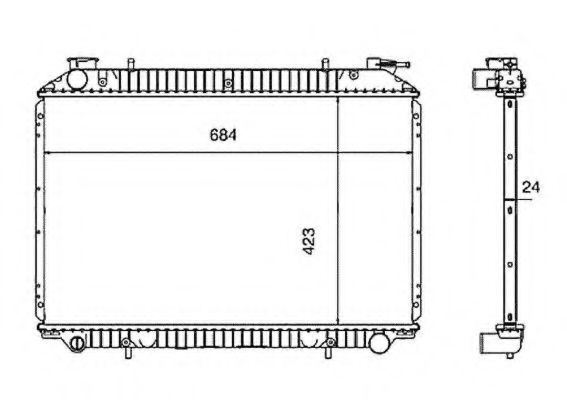 Imagine Radiator, racire motor NRF 519534